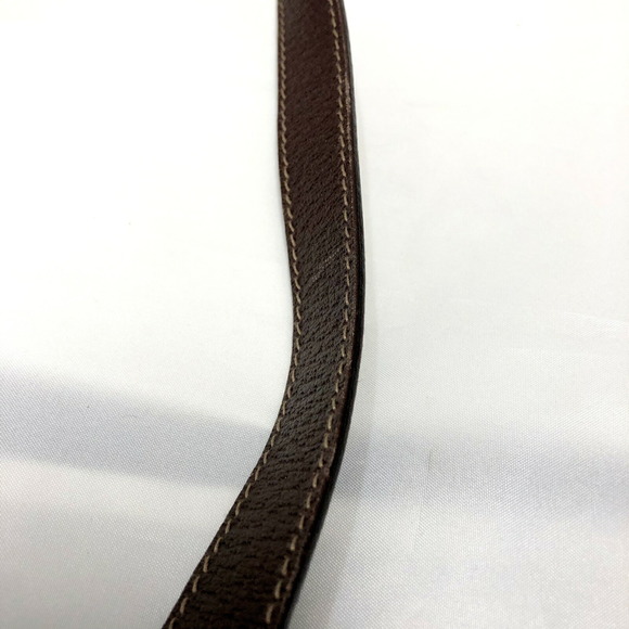 GUCCI Tote Bag 141470 GG Canvas Pattern Leather Brown Gold Hardware Made in Ital - Picture 9 of 9